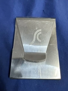 Cartera con clip delgado de doble cara con soporte para tarjeta de crédito de acero inoxidable elegante - Imagen 1 de 5