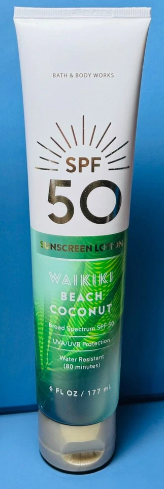 *NUEVO* WAIKIKI BEACH COCO ~ LOCIÓN PROTECTORA SOLAR SPF50 ~ Bath & Body Works Foto 1 de 1
