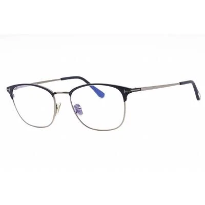 Gafas para hombre Tom Ford mate azul ojo de gato borde completo marco de metal FT5750-B 091 Foto 1 de 2