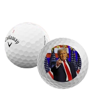 Pelotas de golf Callaway acabadas cromadas suaves Trump - Victory Speech - Imagen 1 de 2