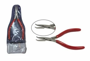 Sona 5-1/4� Bent Nose Pliers, Dipped Handle - Picture 1 of 1