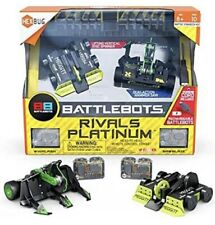 HEXBUG BattleBots Rivals Platinum Whiplash and Sawblaze Kids Robot Board