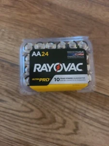 RAYOVAC ULTRA PRO AA BATTERY- 24 pk -ALKALINE BATTERIES EXP 12/2032 - Picture 1 of 3