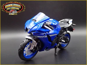 MOTO Deportiva YAMAHA YZF-R1 Azul 1/18 Escala Diorama Modelo Diecast - Imagen 1 de 8