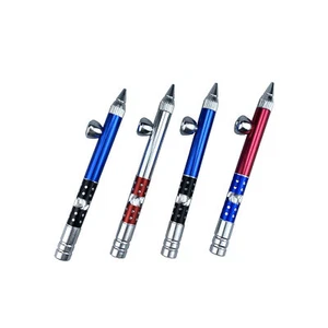 Creative Ballpoint Pen Shaped Pipe Portable Detachable Cleaning Metal Pipe - Picture 1 of 6