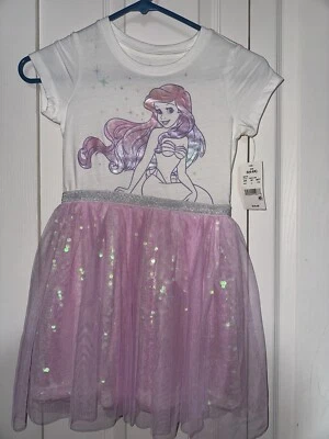 Nuevo con etiquetas Nuevo Vestido Tutú Sirenita Disney Niñas Talla 6X Foto 1 de 2