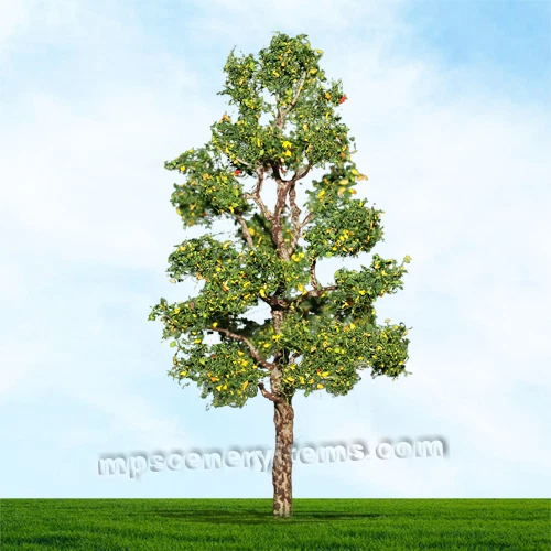 MP SCENERY 4 Downy Birch N Scale Architectural Model Trees Railroad Layout - Image 1 of 1