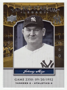 Johnny Mize - New York - 2008 UD Yankee Stadium Legacy Collection # 2350 MT - Picture 1 of 1
