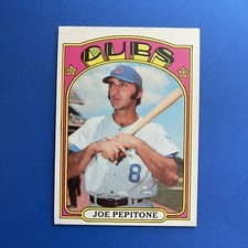 1972 Topps #303 Joe Pepitone Chicago Cubs VTG Card +/- NM NRMT NR-MINT