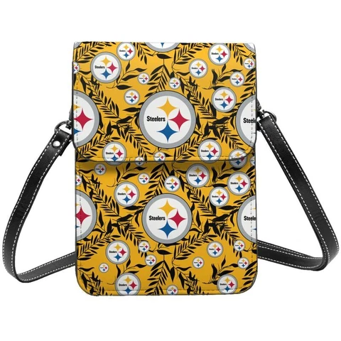 Pittsburgh Steelers Small Cell Phone Purse One Shoulder Travel Bag,fans Gift Cover