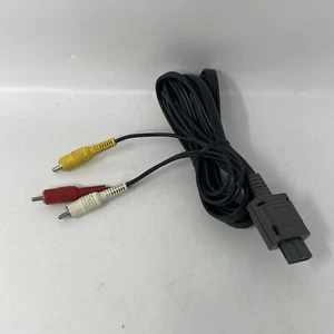 Cavo composito AV video ufficiale OEM Nintendo per Super SNES Gamecube N64 funzionante - Foto 1 di 6