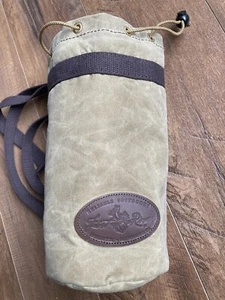 Beer Growler Bag. Waxed canvas bushcraft. Frost River, hand made high quality! - Picture 1 of 4