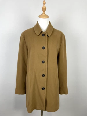 Burberry London бежевый шерсти кашемир классический с подкладкой пальто размер 38 - Изображение 1 из 4