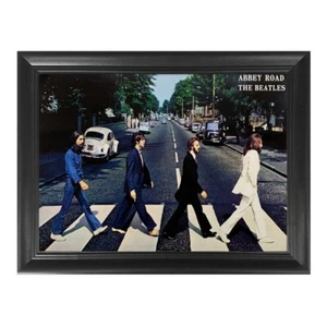Abbey Road The Beatles Holz berühmter Bilddruck - Bild 1 von 4