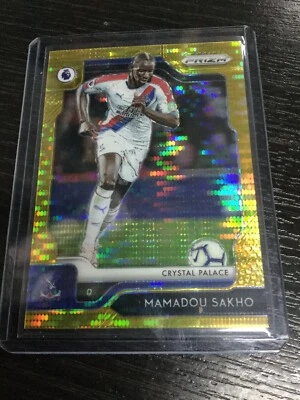 2019-20 Panini Prizm Premier #219 Mamadou Sakho Gold Breakaway 7/10 Crystal SSP - Image 1 of 2