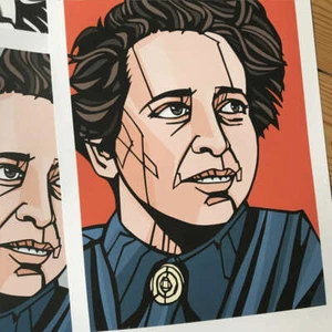 HANNAH ARENDT print, Archival quality artwork, Female philosophers, politics - Picture 1 of 10