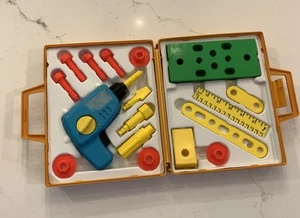 1977 Fisher Price Tool Kit, Vintage Kids Classic Toy Original Retro Toolkit - Bild 1 von 11