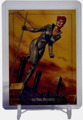 Black Widow 1992 Marvel Masterpieces Card #3 W/Top Loader - Set Break 🔥 - Image 1 of 4