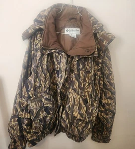 CHAQUETA DE CAZA CAMUFLAJE 3 EN 1 VINTAGE XL COLOMBIA ROPA DEPORTIVA 1995 DELTA MARSH Leer* - Imagen 1 de 19