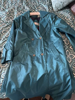 BRITISH MIST Mujer 8 MEDIA PANTORRILLA Clásico Verde TRINCHERA CREMALLERA FORRO USADO EN EXCELENTE ESTADO Foto 1 de 3