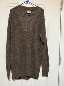 Red Head Knit Sweater Size XLT Mockneck Pullover Brown XL Tall  - Picture 1 of 10