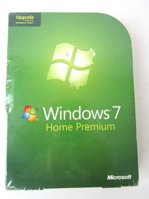 NEW - WINDOWS 7 HOME PREMIUM MICROSOFT WINDOWS VISTA UPGRADE - FREE UK P&P - Image 1 of 2