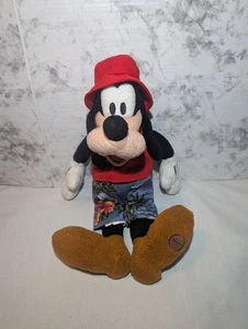 Disney Store Exclusive Pool Party Goofy in Hawaiian Shorts 17” Plush Toy - Picture 1 of 9
