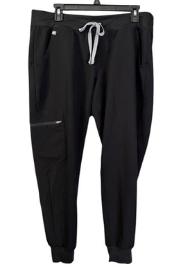 Pantalones Médicos FIGS Zamora Para Mujer Jogger Grandes Pequeños Entrepierna Negra 26.5" Foto 1 de 4