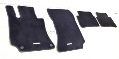 12-18 Mercedes CLS550 INTERIOR COMPLETE CARPET MATS SET OF 4 , BLK , BENZ OEM - Image 1 of 4
