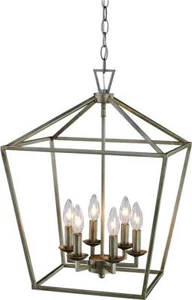 Trans Globe Imports TG10266 ASL Transitional Six Pendant Outdoor-Post-Light - Picture 1 of 10
