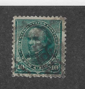 US Scott # 226, 10 cent green,  1890, XF, scv. $40 - Picture 1 of 2