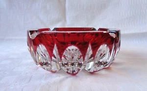 SAINT LOUIS ASCHENBECHER ASCHENBECHER BOTSCHAFTER KRISTALL DOPPELTE GRÖSSE FARBE - Bild 1 von 5