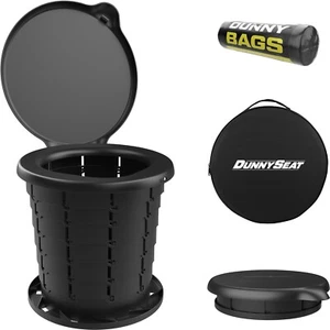 Dunny Seat Retractable Portable Toilet - Ideal for Camping and Travel - Picture 1 of 5