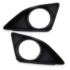 Pair Fit for 2007-10 Toyota Corolla Front Fog Light Lamp Grille Covers Bumper ti