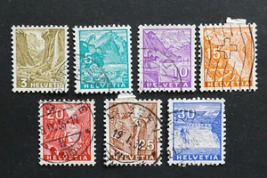 Schweiz MiNr. 270-276 gestempelt (Ai 497) - Picture 1 of 1