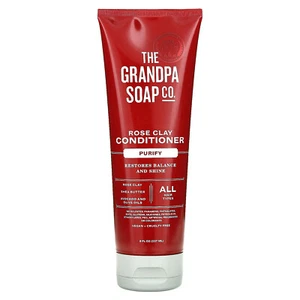 Grandpa s Rose Clay Deep Conditioner Purify 8 fl oz 235 ml Cruelty-Free, - Picture 1 of 2