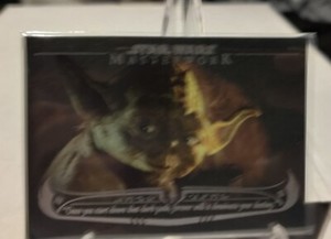2020 Star Wars Masterwork Yoda's Wisdom Insert Foil 140/299