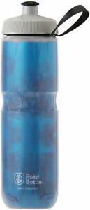 Polar Bottles Sport Insulated Fly Dye Water Bottle 24oz Electric Blue