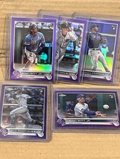 2022 Topps Chrome Update Purple Parallel and Refractos Pick a card