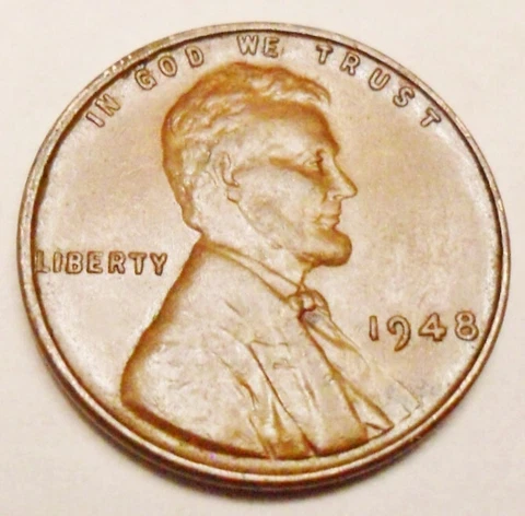 1948 P Lincoln Wheat Cent Penny / Coin   *FINE OR BETTER*   **FREE SHIPPING** Cover