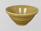 Over & Back--Yellowware--8" Bowl--Brown & White Stripes--#135P