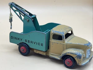 Dinky 430 Commer Breakdown Truck Vintage Diecast Tan Green Hook Recovery Lorry - Picture 1 of 16