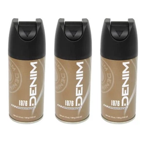 3x Denim 1976 Deodorant Body Spray 150ml - Picture 1 of 3