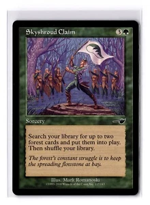 MTG - Skyshroud Claim 117/143 Nemesis Regular - LP - Magic The Gathering - Picture 1 of 2