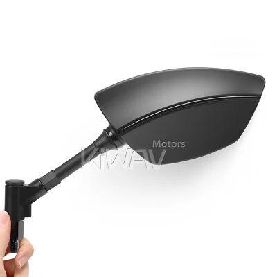 Зеркало KiWAV Blackline черное 10 мм 1,5 пикселя для BMW R Nine T - Изображение 1 из 4