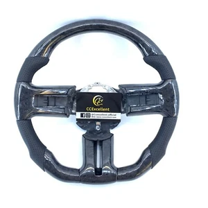 For Ford Mustang 2010-2014 Shelby GT500 Real carbon fiber steering wheel - Picture 1 of 8