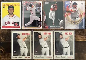 ⚾️Michael Chavis 7-CARD LOT (2015-2020) including 5 ROOKIES, Boston Red Sox - Picture 1 of 2