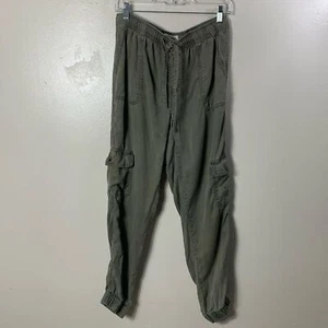 CNC California Joggers Women's Sise M Green Cargo  - Picture 1 of 8