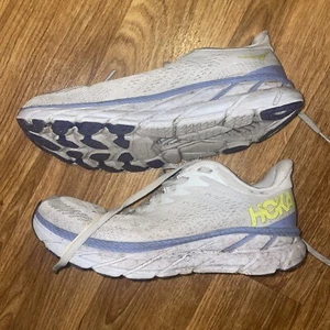 Hoka One One Clifton 7 Womens Sz 8 Gray Athletic Running Sneaker Shoes 1110509 - Picture 1 of 15