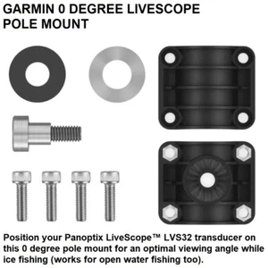 MONTAJE DE POSTE GARMIN LIVESCOPE DE 0 GRADOS para transductor LVS32 - Imagen 1 de 11